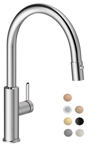 Damixa Iris køkkenvandhane med udtræk - vælg farve